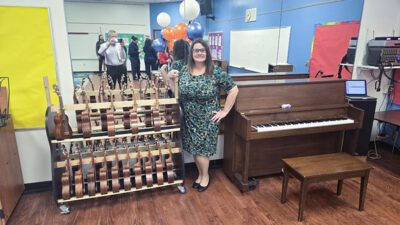 Park Springs Elementary School Celebrates Improved Art and Music Rooms