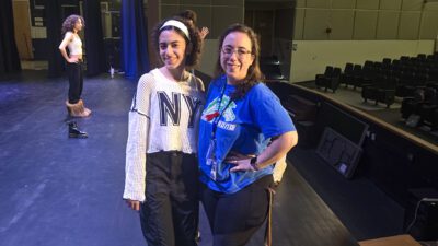 Sofia Palhano, student director lead and Barbara Krentz