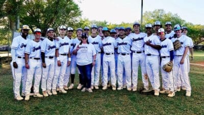 High School Baseball Teams in Coral Springs Compete During Spring Break