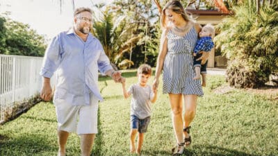 Bryan Docobo, his wife Danielle, sons Liam and Ethan. {courtesy}