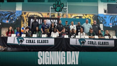 12 Coral Glades Student-Athletes Officially Sign to Compete in College