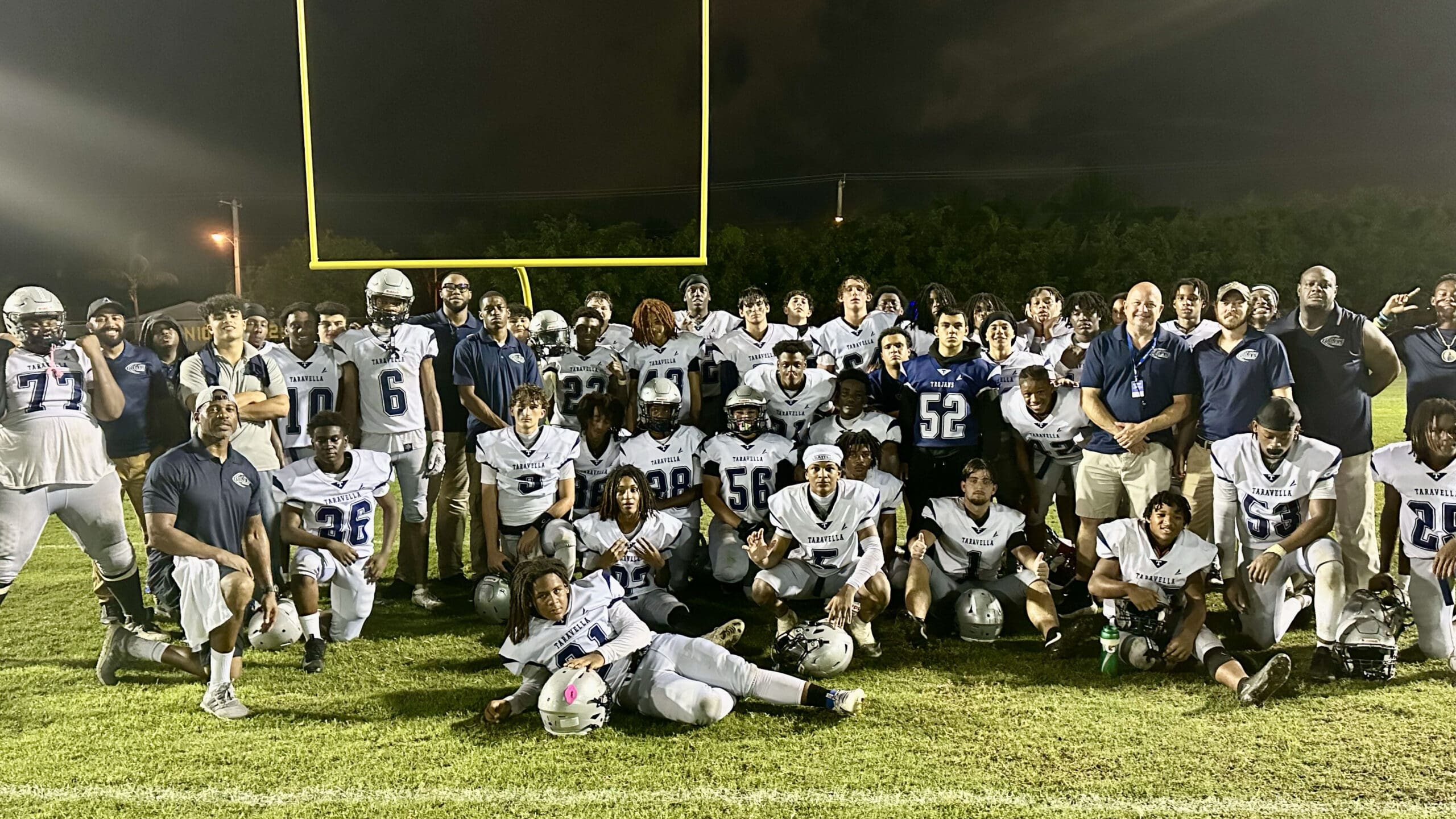 J.P. Taravella Football Team Beats Pompano Beach For 1st Win