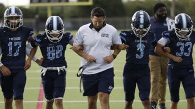 Coral Springs Charter Football Shutout Against Neumann High School