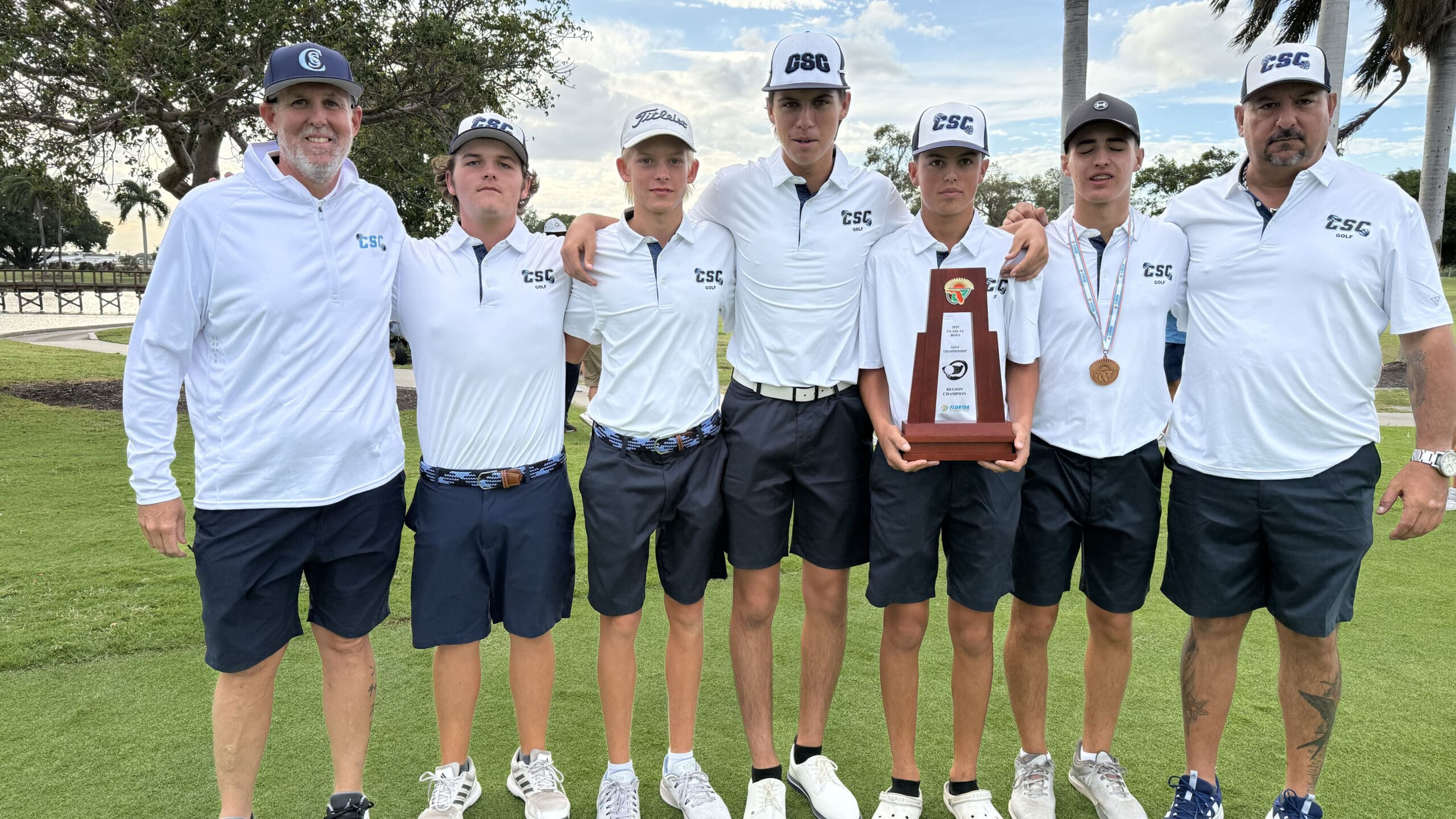 Coral Springs Charter Boys Golf Wins District and Regional Title