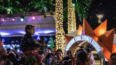 downtown in december coral springs