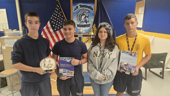 J.P. Taravella Naval JROTC Earns Academic Award