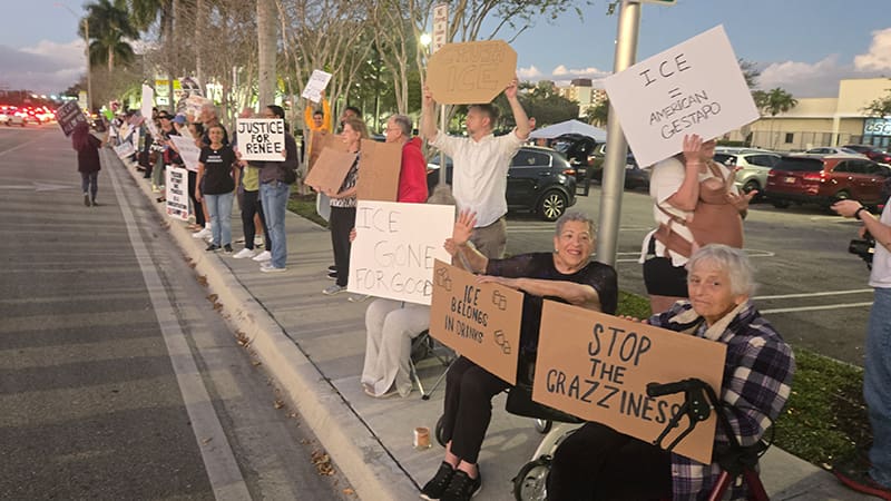 Local Activists Rally Against ICE Violence After Minneapolis Shooting 6 Local Activists Rally Against ICE Violence After Minneapolis Shooting