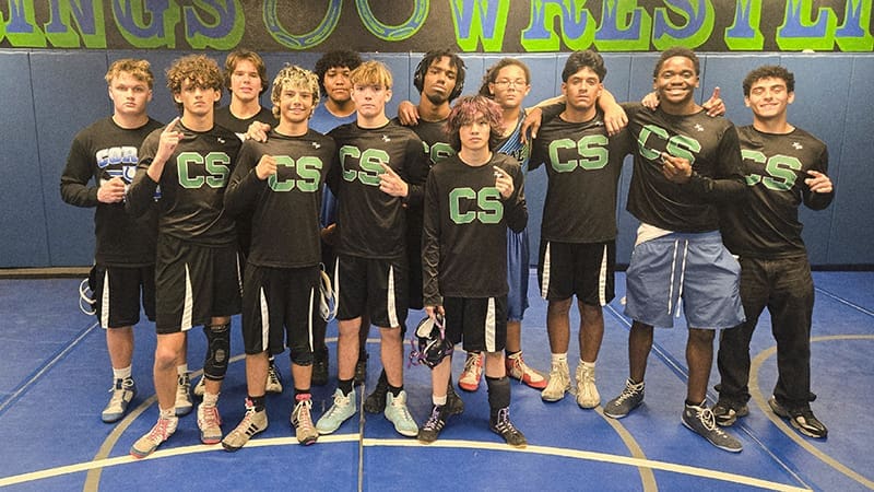 Coral Springs Wrestling Team Finishes Third at Dual Meet