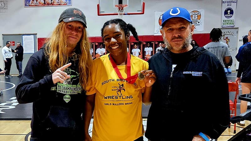 Coral Springs High School Girls’ Wrestling Team Performs Well in Bulldog Brawl