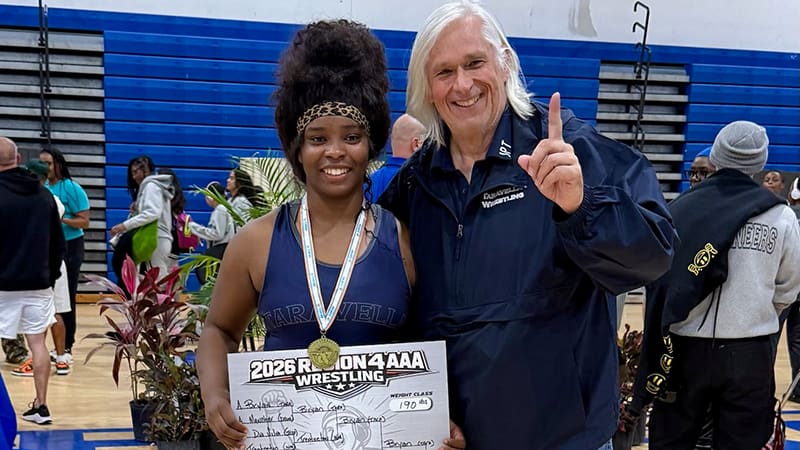 Undefeated Taravella Wrestler Arheanna Bryan Claims Regional Title, Eyes State Championship Run