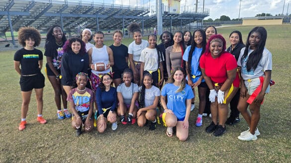 Coral Glades Flag Football Team Prepares for Tough Competition