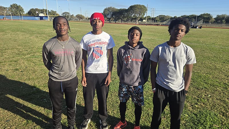 Taravella Track and Field Team Earns Second Place at Kickoff Meet