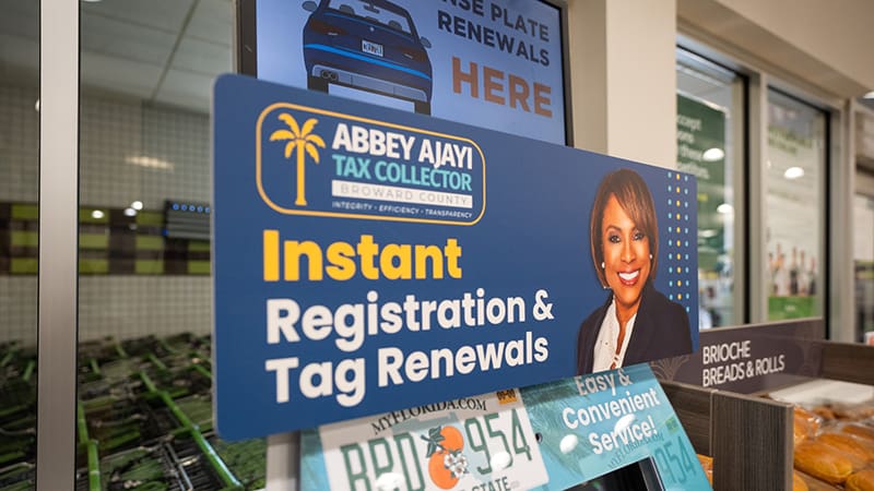 Renew Your Vehicle Tag While You Shop at New Lakeview Center Publix Kiosk