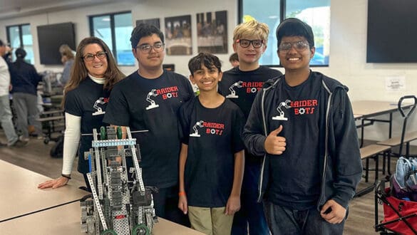 Raider Robotics Team Advances to Quarterfinals at Bots by the Beach Competition