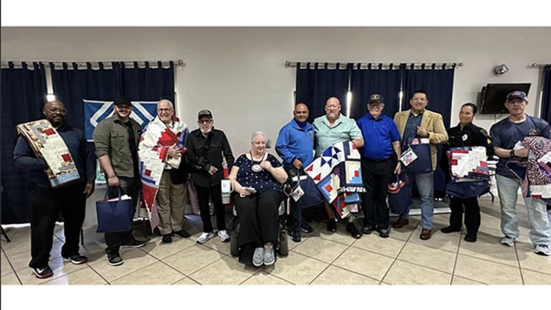 Coral Springs Quilt Guild Honors 12 Local Veterans With Quilts of Valor