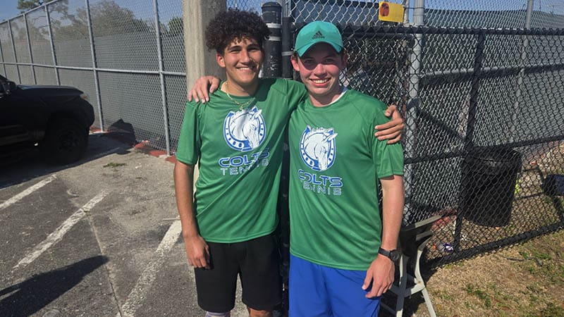 Coral Springs Charter Tennis Teams Top Colts, Shine Mid-Season with Strong Performances