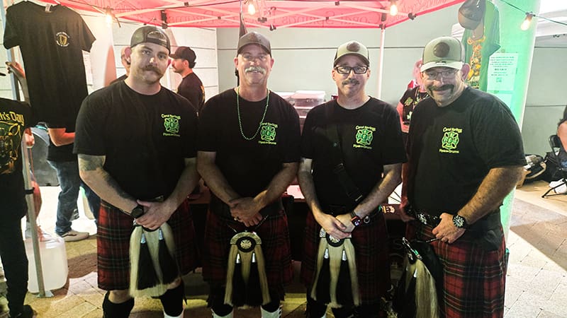 Coral Springs Fire Captain Keeps Irish Tradition Alive with Pipes and Drums Performances