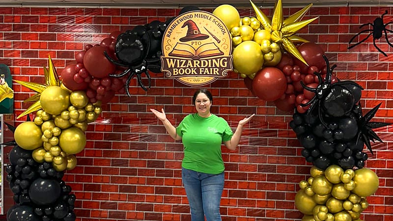 Volunteer Decorator Nancy Diaz Adds Magic to Ramblewood Middle School Celebrations