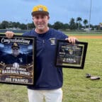 Longtime Coral Springs resident and high school baseball coach Joe Franco reached a major milestone on Thursday night, earning his 250th career victory.