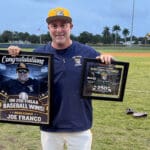 Longtime Coral Springs resident and high school baseball coach Joe Franco reached a major milestone on Thursday night, earning his 250th career victory.