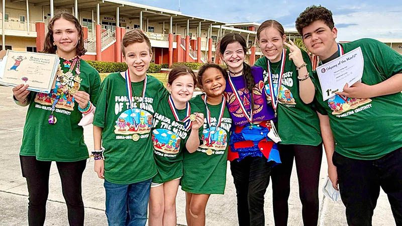 Coral Springs Homeschool Students Earn Spot at Odyssey of the Mind World Finals