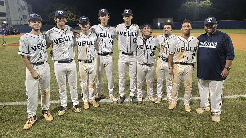 J.P. Taravella Baseball Team Recognizes Seniors