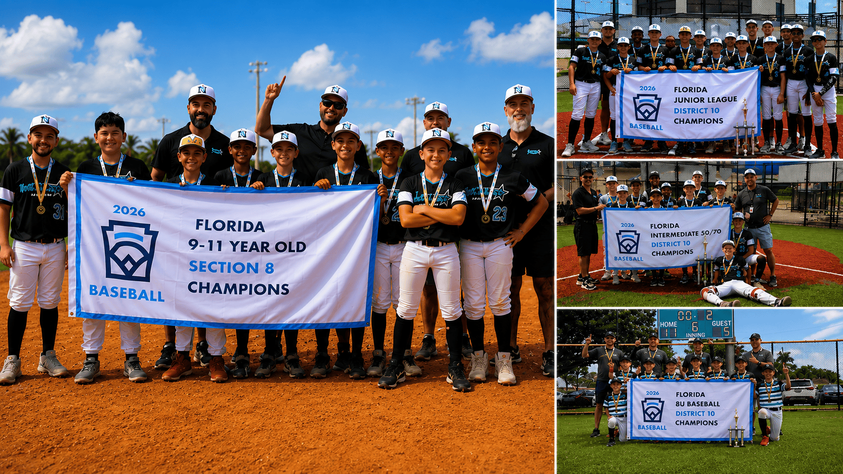 11U Team Caps Historic Summer for North Springs Little League