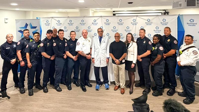 Retired NYPD Officer Reunites With First Responders and Medical Teams Who Saved His Life