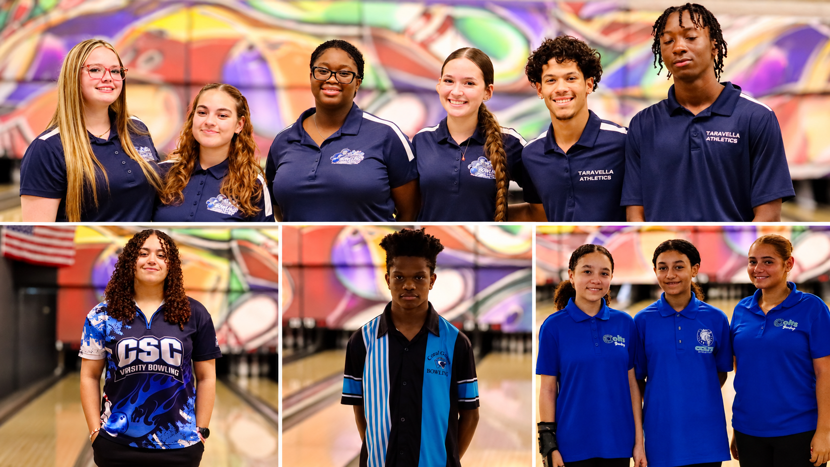 Bowling Teams Celebrate Seniors Before District Championship
